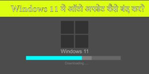 Windows 11 में अपडेट कैसे बंद करे
